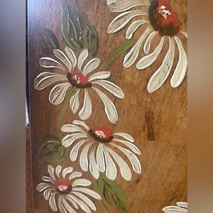 Boho wood wall plaque